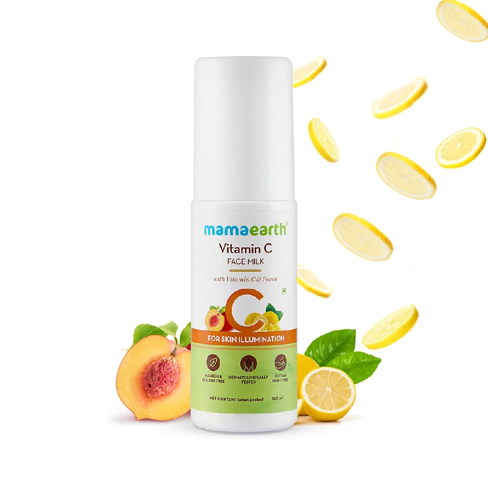 Vitamin C Face Milk with Vitamin C and Peach for Skin Illumination, 100ml-1.webp